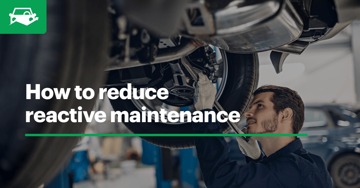 corrective reactive maintenance