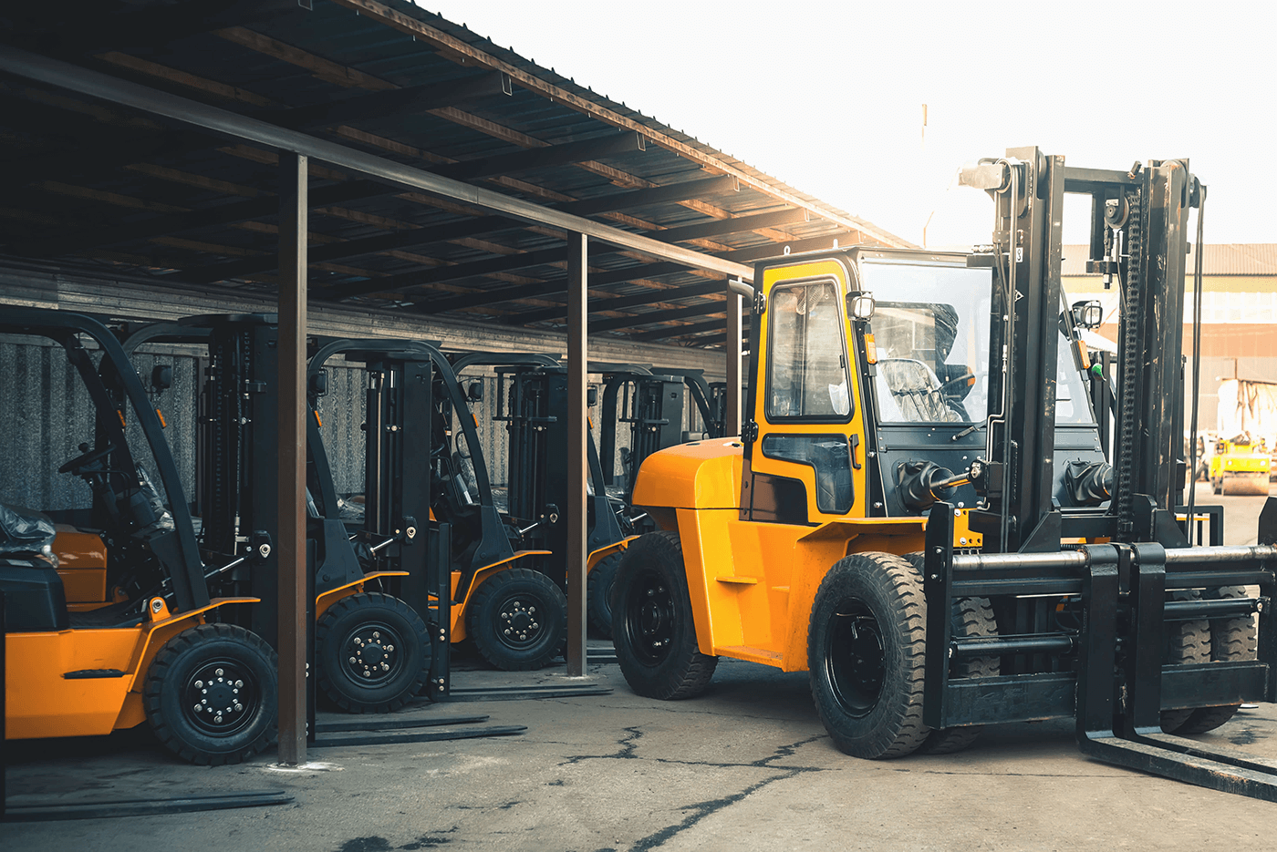 Forklift inspection