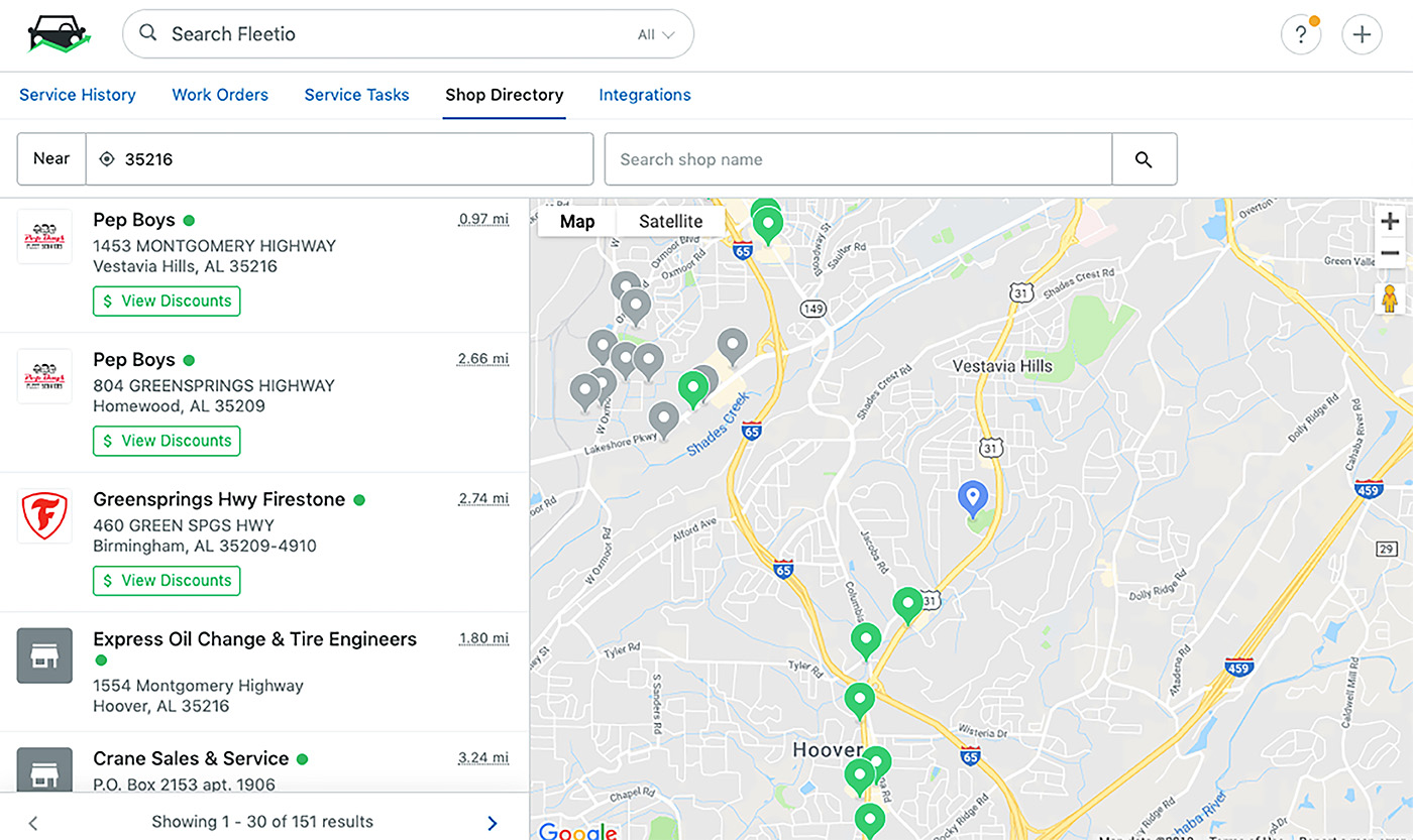 Fleetio service reports