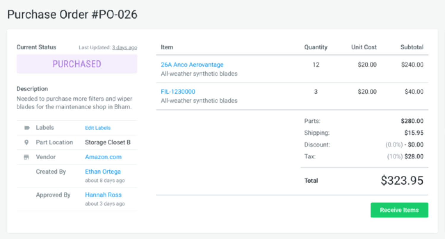 Purchase order