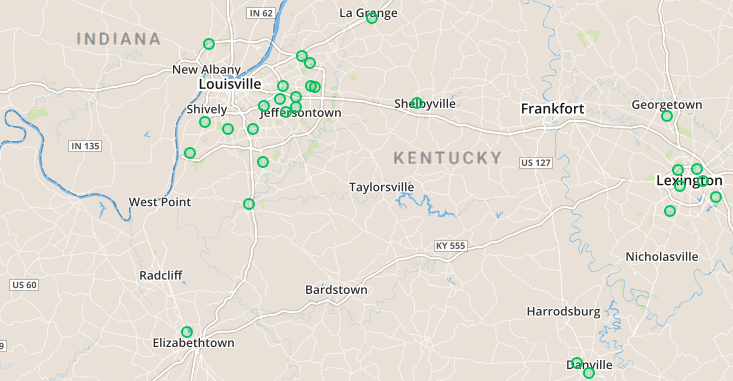 Ken towerys map