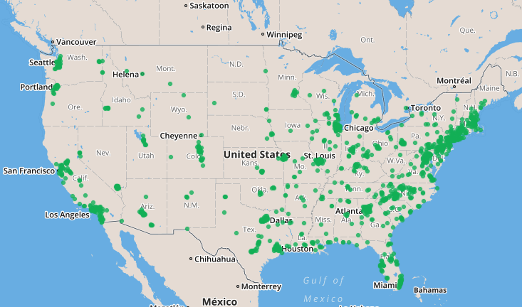 Meineke map