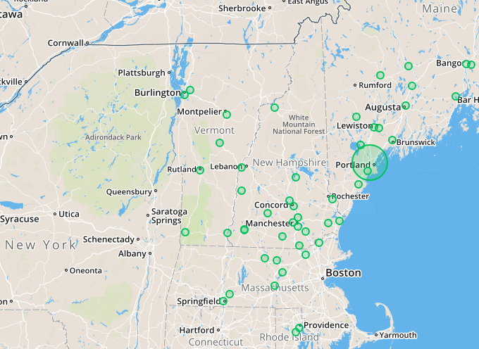 Tire warehouse map