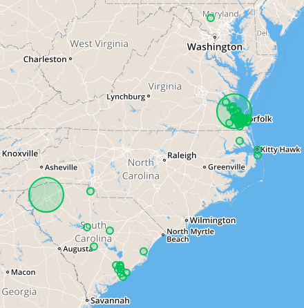 Treadquarters map